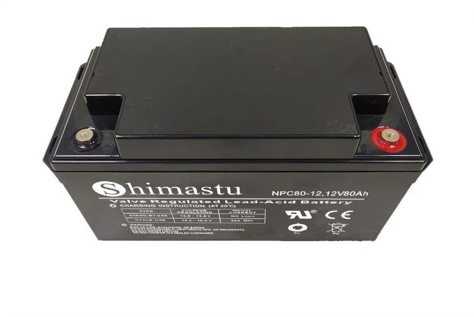 12V 80Ah mélyciklusú akkumulátor